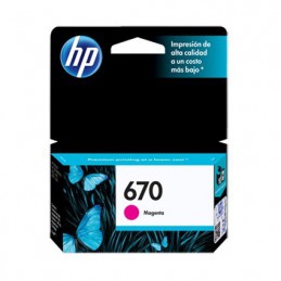 CARTUCHO HP 670 MAGENTA P...