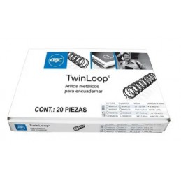 ESPIRAL TWIN LOOP D NEGRO...