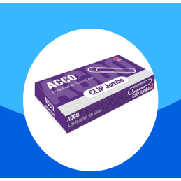 CLIP JUMBO NIQUELADO ACCO...