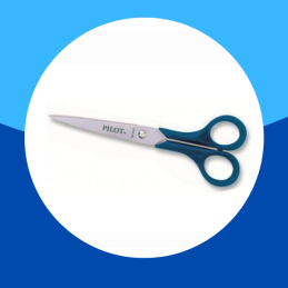 TIJERA 7" PILOT ACERO MANGO...