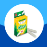 GISES BLANCO CRAYOLA 12PZ COMPRIMIDO