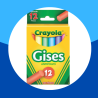 GISES COLORES CRAYOLA 12PZ COMPRIMIDO