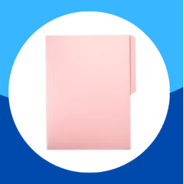 FOLDER CARTA FORTEC ROSA