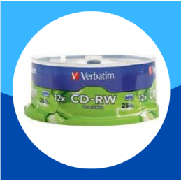 CD-RW C 25PZ 80MIN 700MB 4X...