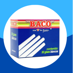 GISES BACO CON 50PZ BLANCO