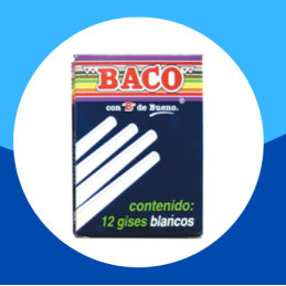 GISES BLANCOS BACO CON 12PZ