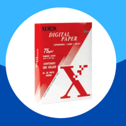 PAPEL BOND XEROX CARTA ROJO...