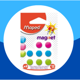 IMANES MAPED REDONDO 10MM...