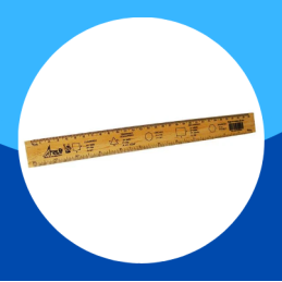 REGLA DE MADERA 30CMS ARLY
