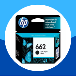 CARTUCHO DE TINTA HP 662 NEGRA