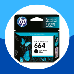 CARTUCHO DE TINTA HP 664...