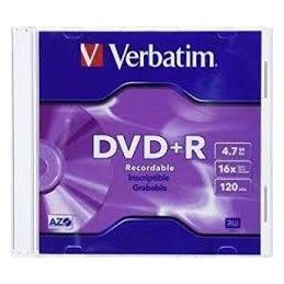 DVD+R 4.7GB 16X INDIVIDUAL...